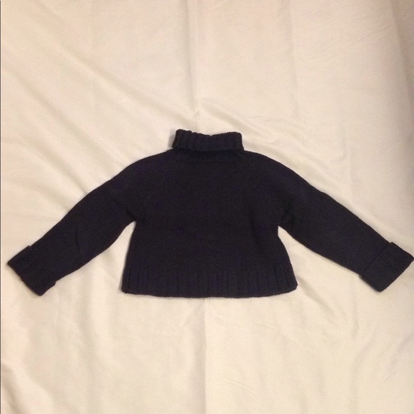 ⬇️Price Drop! Girls Size 4 Tommy Hilfiger Navy Turtleneck - Picture 4 of 5